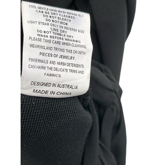 NWT Elliatt Genie One Shoulder Dress Black Size Medium - Picture 14 of 15